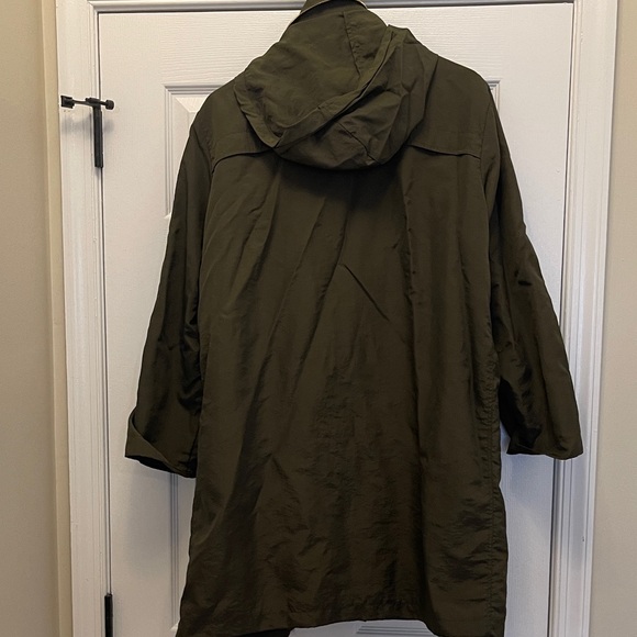 Jones New York Olive Utility Jacket with Gold Accents - Picture 8 of 9
